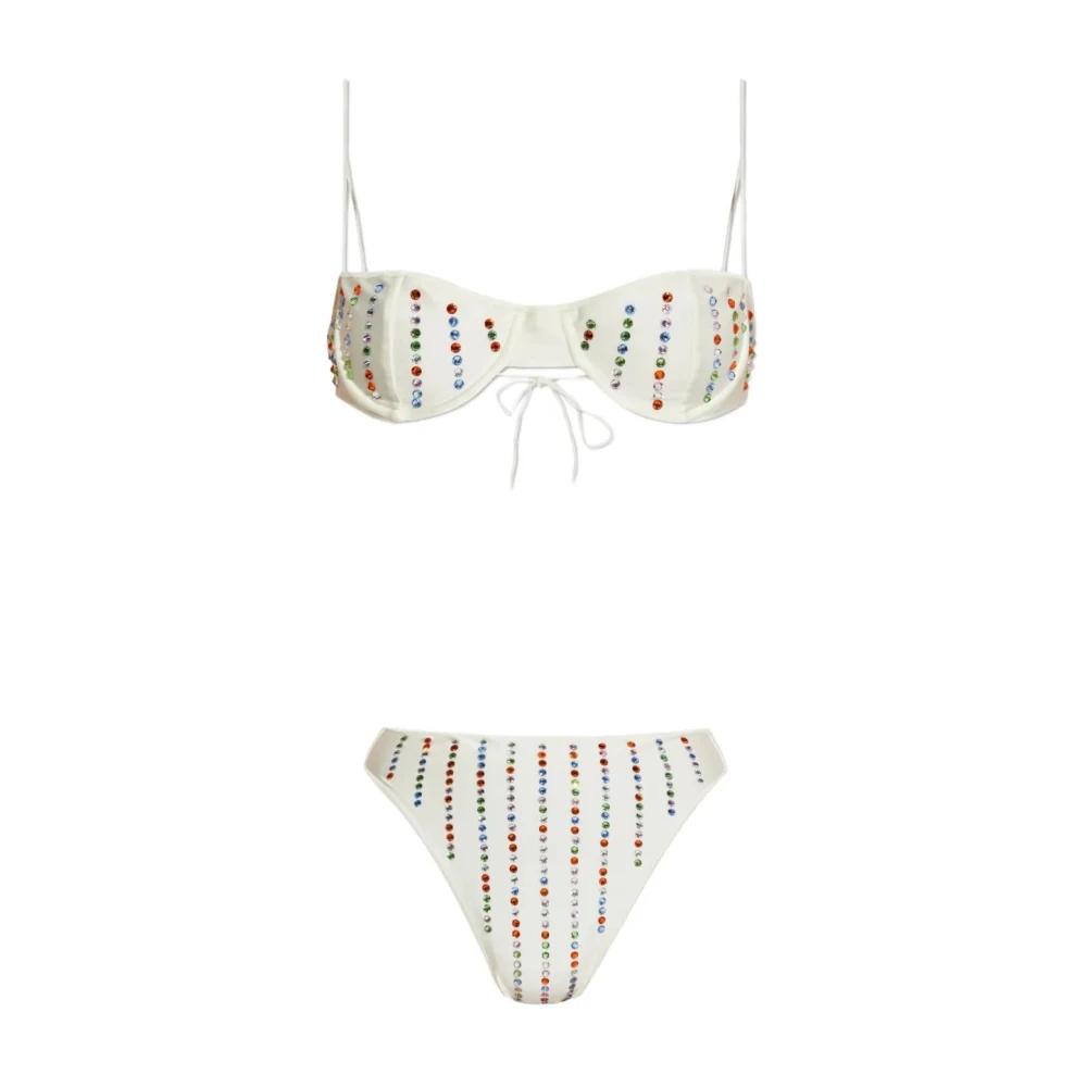 OSEREE ビキニ ジェム バルコネット ホワイト/マルチ Oséree Bikinis for Women | Online Sale up to 43% off | Lyst