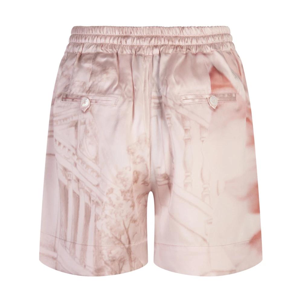 ショートパンツ Kiton Embroidered linen bermuda shorts Kiton White Embroidered linen bermuda shorts for Women