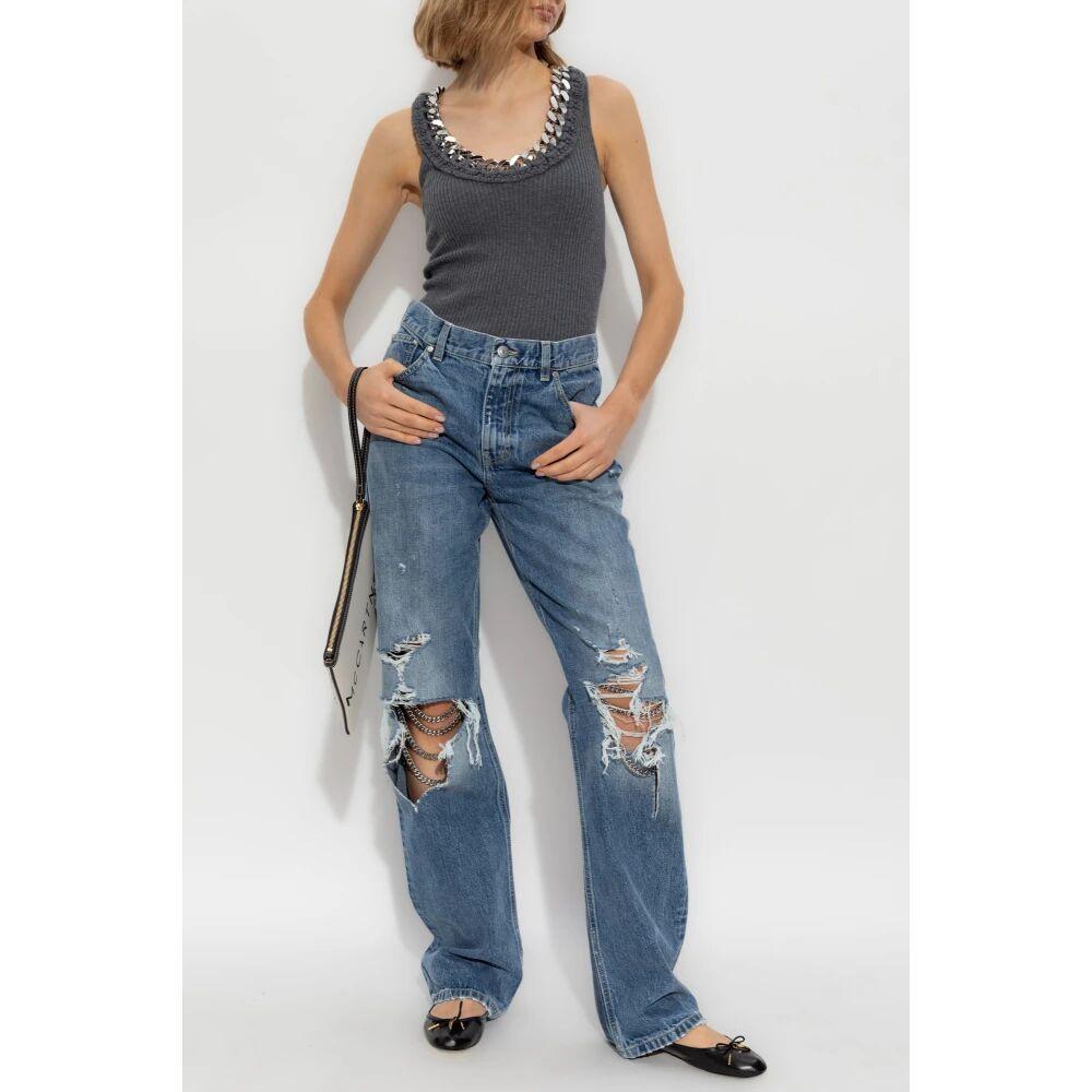 デニム・ジーパン Stella Mccartney Loose Fit Jeans STELLA McCARTNEY - LOOSE FIT COTTON DENIM JEANS - Eleonora