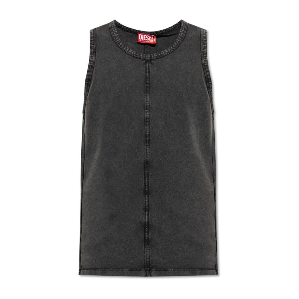 DIESEL Men's Sleeveless Knit Tシャツ DIESEL Sleeveless t-shirts for Men | Online Sale up to 60