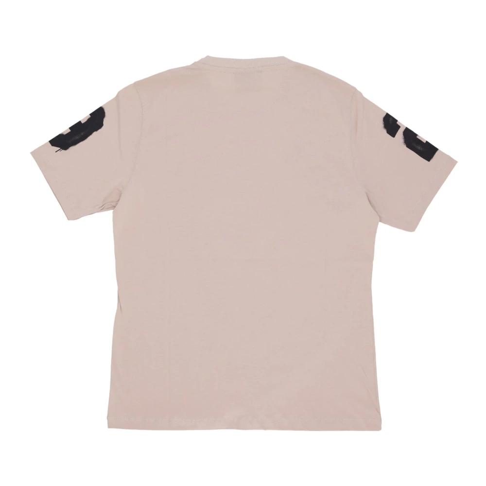 Tシャツ・カットソー DISCLAIMER SS22 T-SHIRT WITH LOGO PRINT (22EDS51708_SAFARI) Double Sided Print Seahorse Logo Short-Sleeve Unisex T-Shirt