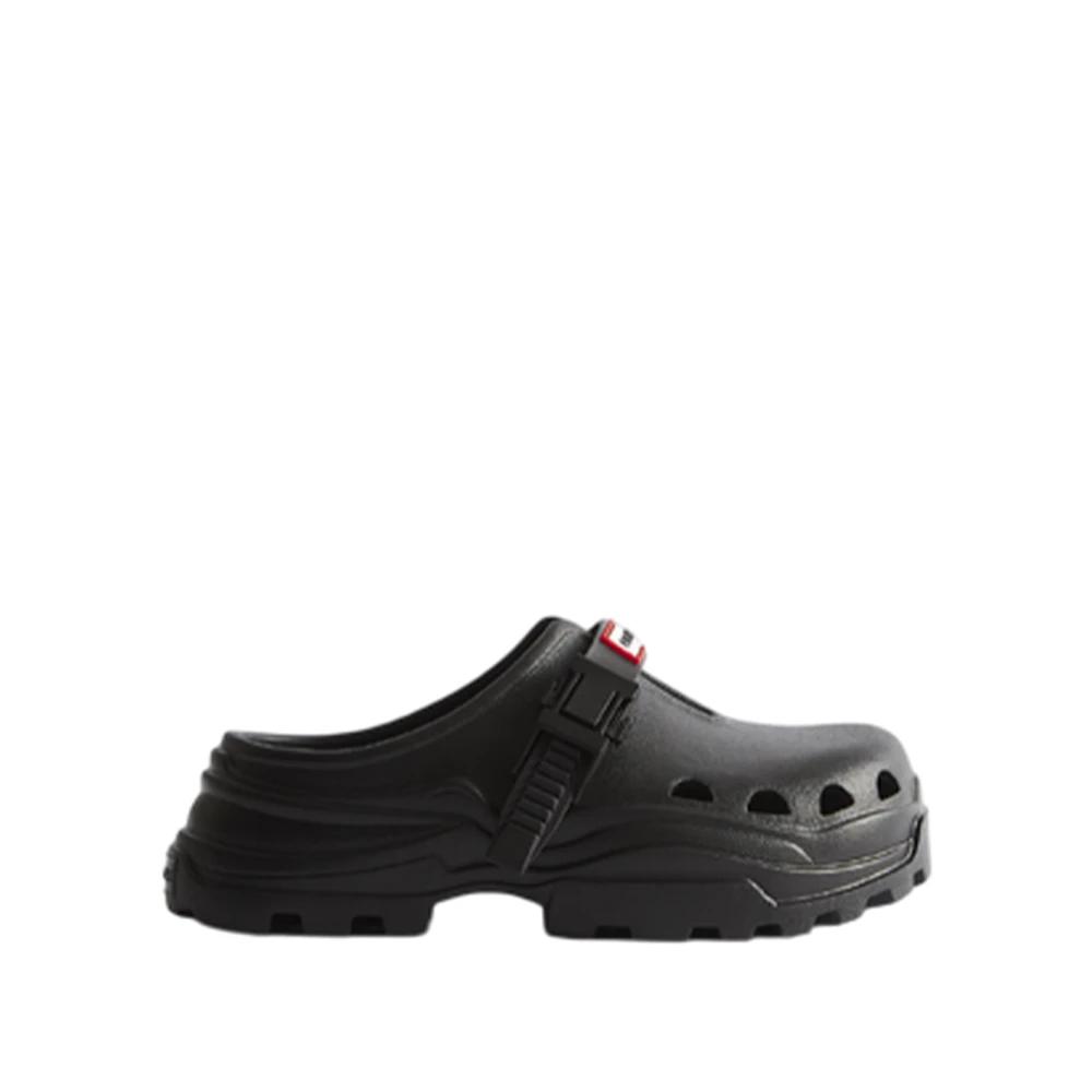 Hunter Garden Clogs Hunter Slingback Clogs HUNTER Mules In Black