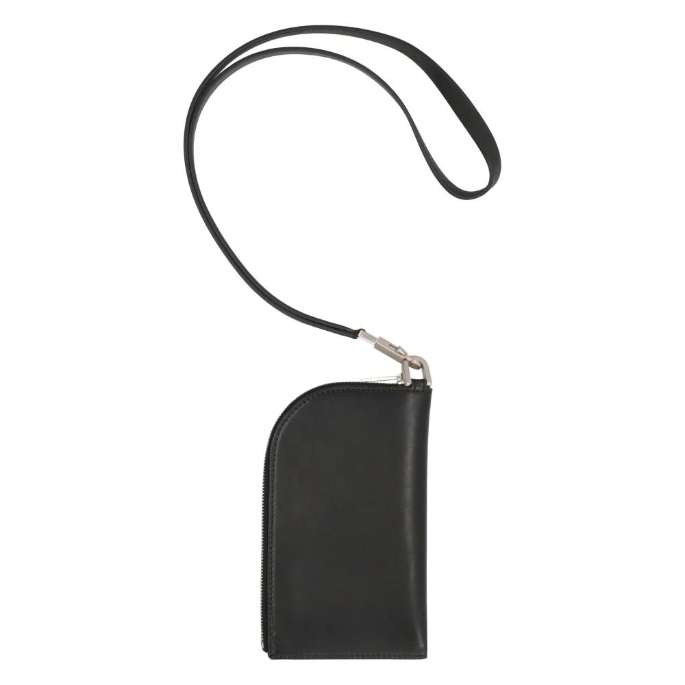Rick Owens Quilted Leather Neck Wallet | Saks Fifth Avenue