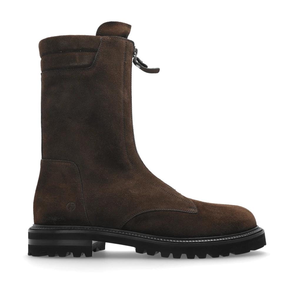 Giorgio Armani Ankle Boots in Brown for Men | Lyst display picture 1