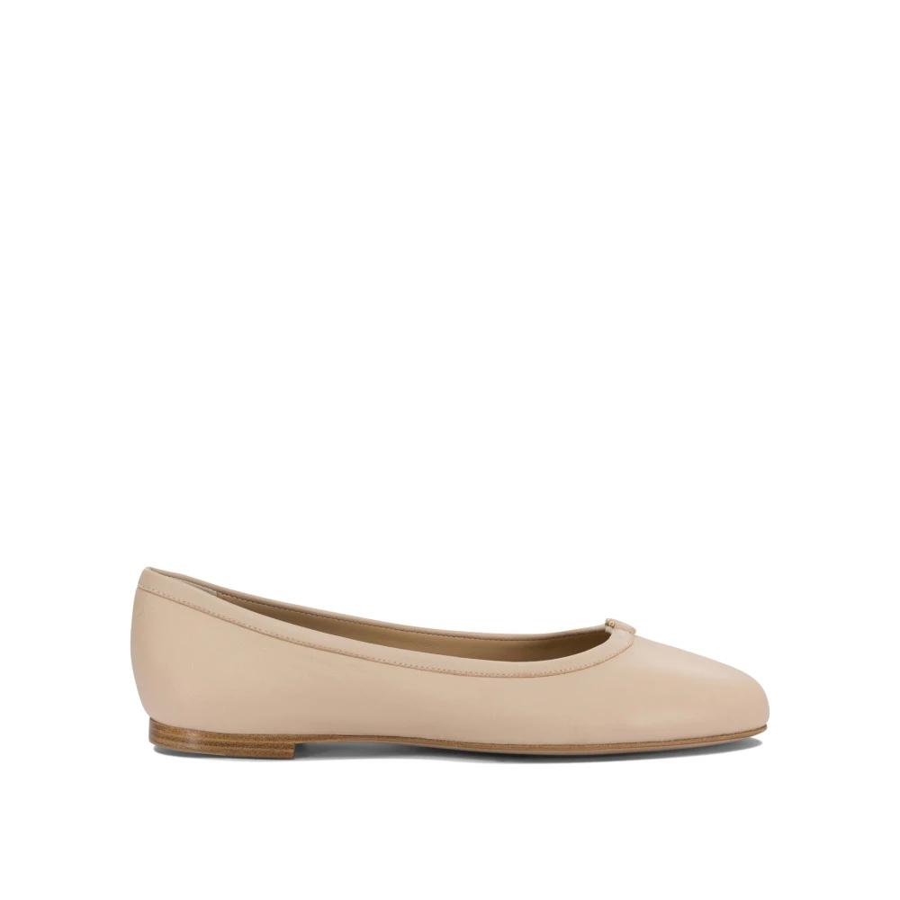 【関税&送料込】Chloe llic Gold Ballerina Chany leather ballet flats in gold - See By Chloe | Mytheresa