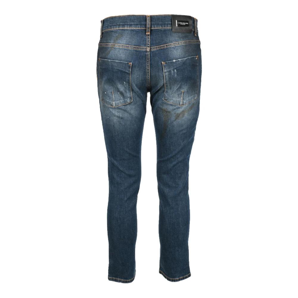 C'N'C Costume National Femmes Jeans Stretch Pantalon Décontracté US 27