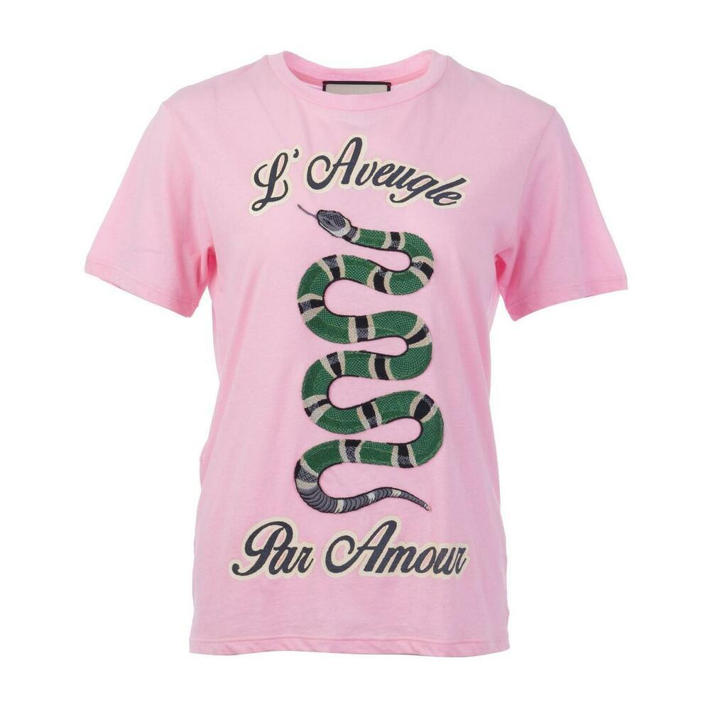 Maglietta Re Serpente di Gucci in Rosa | Lyst