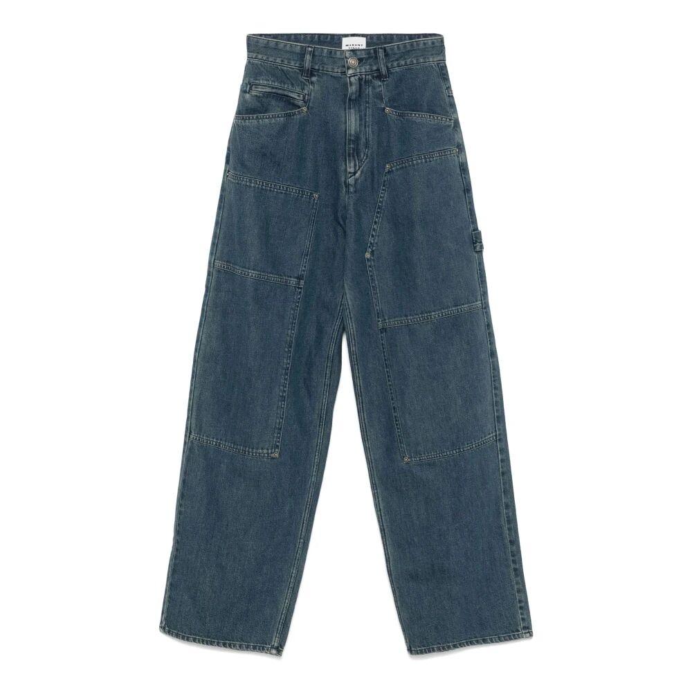 ISABEL MARANT/LOOSEFIT BLUE DENIM
