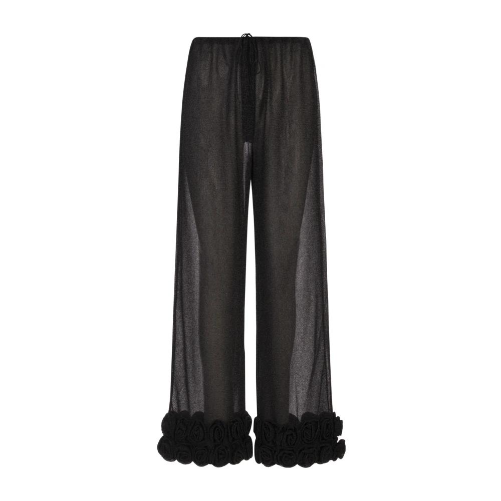 パンツ OSEREE Feather silk pants Black Oseree Feather Silk Pants | italist
