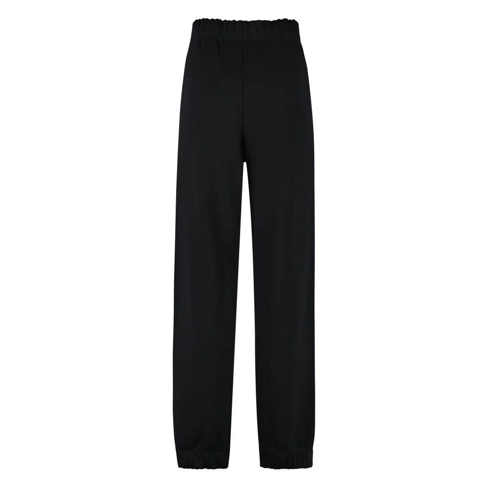 パンツ Ganni Software Isoli Straight Leg Sweatpants Black T2926099 Ganni Track pants and sweatpants for Women | Online Sale up