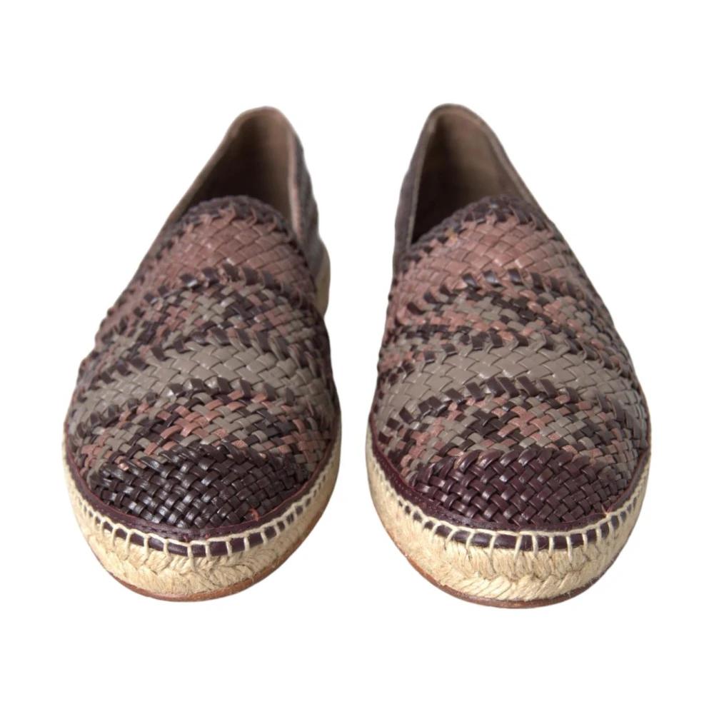 サンダル DOLCE & GABBANA Brown Denim Espadrilles Dolce & Gabbana Espadrille shoes and sandals for Men