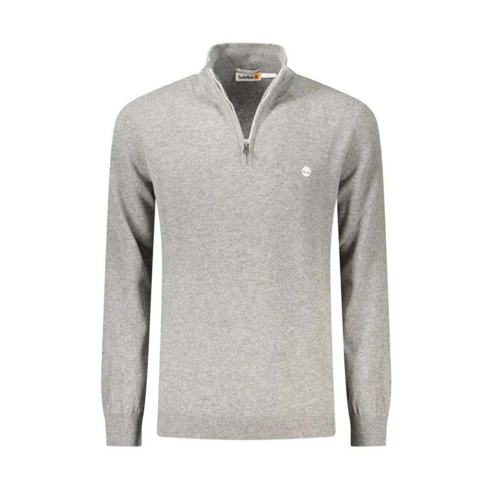 Timberland Grey Half Zip Jumper Mens Timberland Cohas Brooks