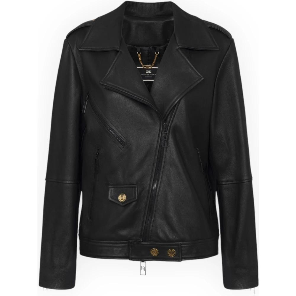 Elisabetta Franchi Leather jackets for Women | Online Sale up to