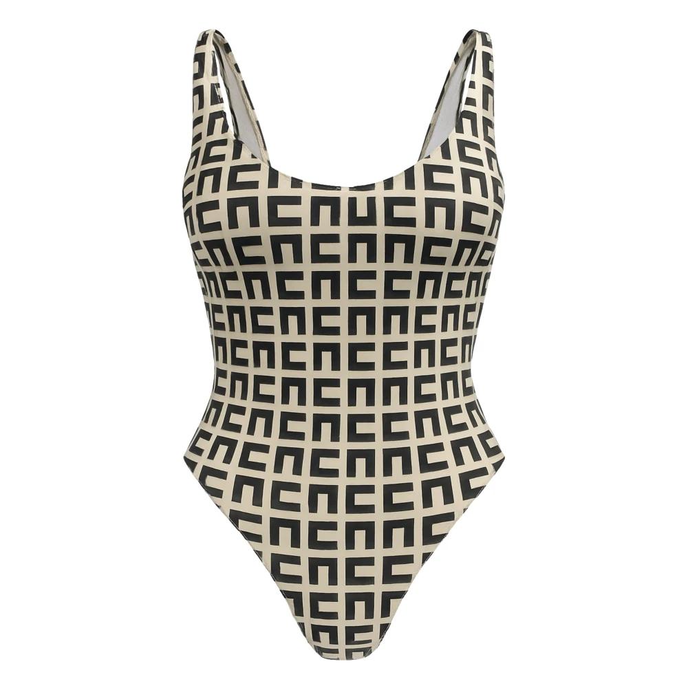 ワンピース水着 ELISABETTA FRANCHI Chain one-piece swimsuit Swimsuit with chain | Elisabetta Franchi