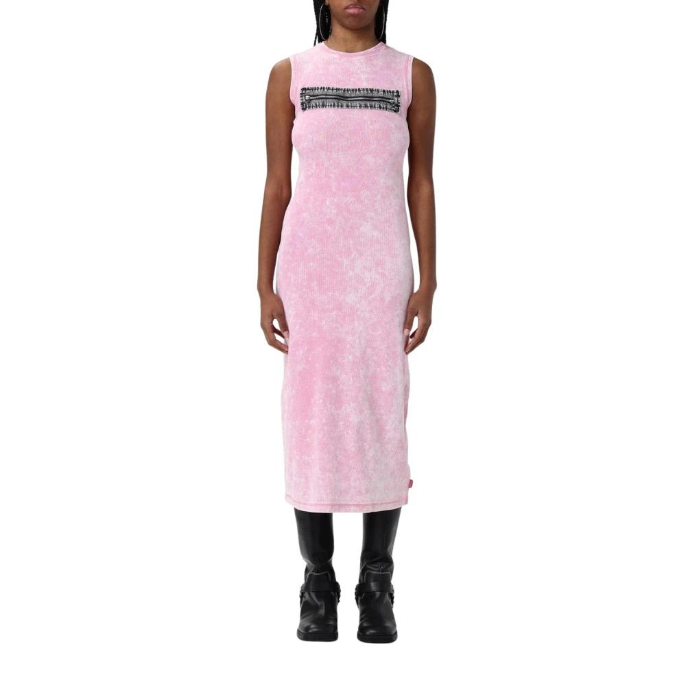 ワンピース DIESEL Woman Dress Pink A176460AKBU 3DM Pink DIESEL Dresses for Women | Lyst