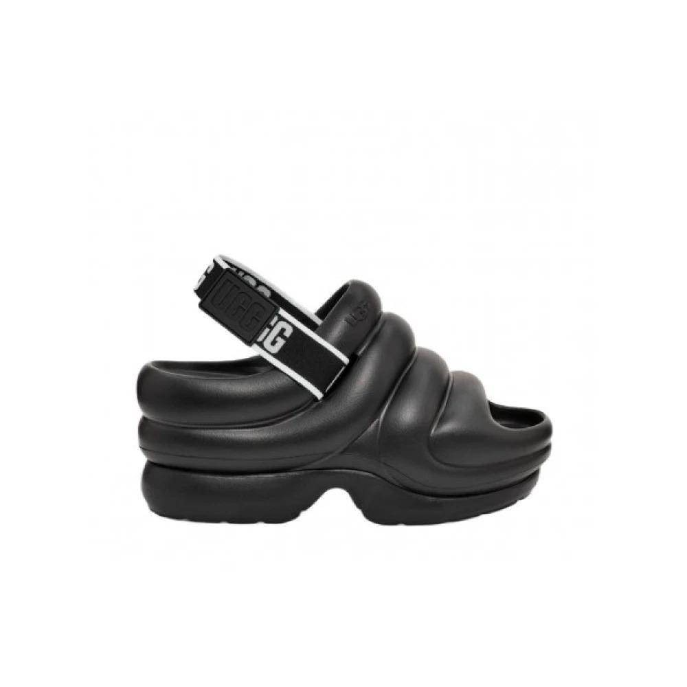 UGG High Heel Sandals in Black Lyst