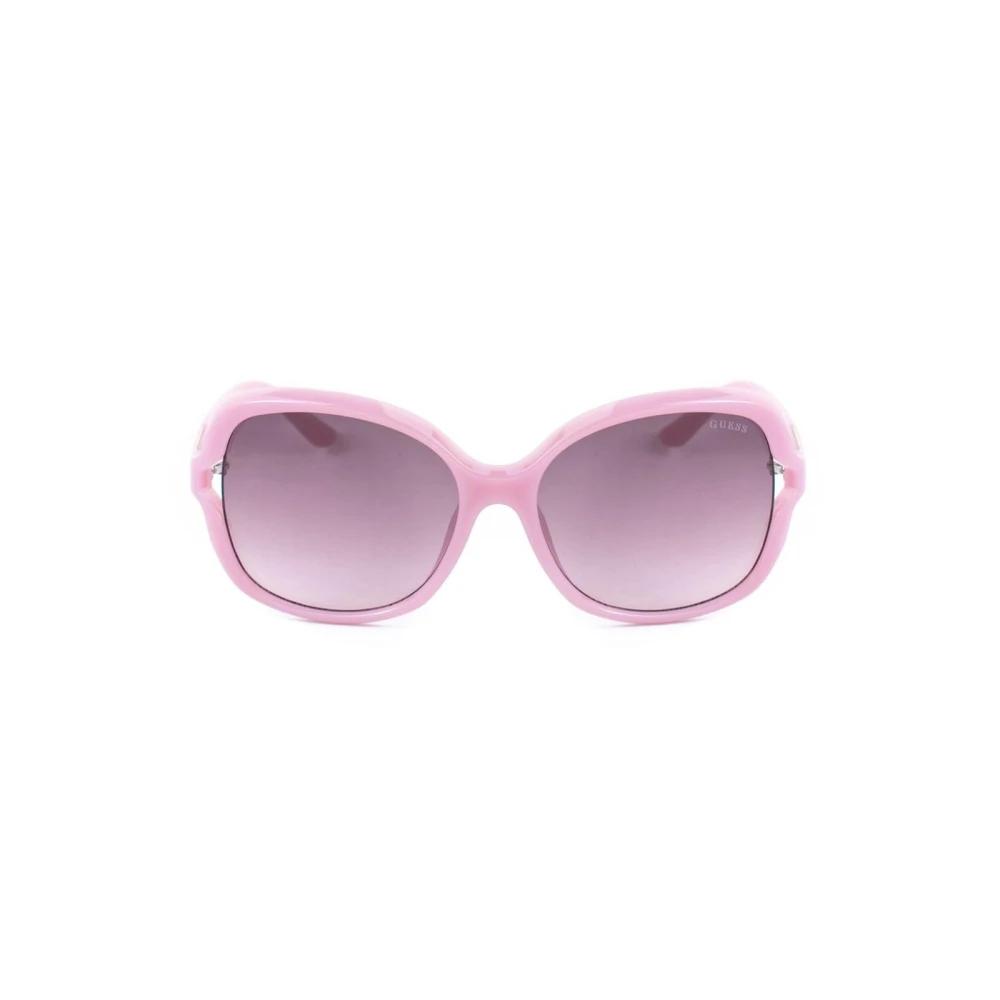 Lunettes De Soleil Guess Femme - Monture Marron - Occasion Bon état - Style Rétro