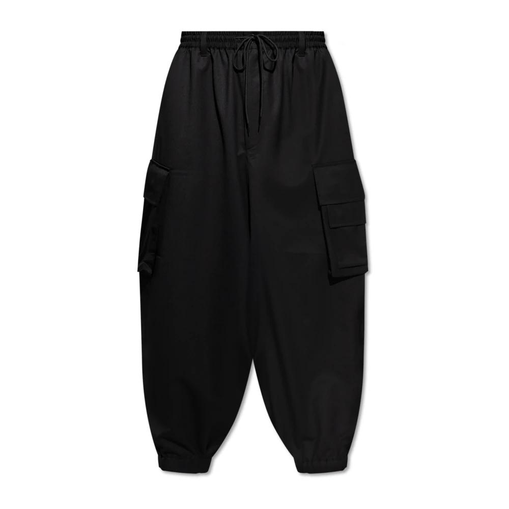 パンツ Y-3 U DRAWSTRING JERSEY 3/4 PANT Adidas Y-3 Sport Uniform Wide Pant | Apparel » Buy online now!