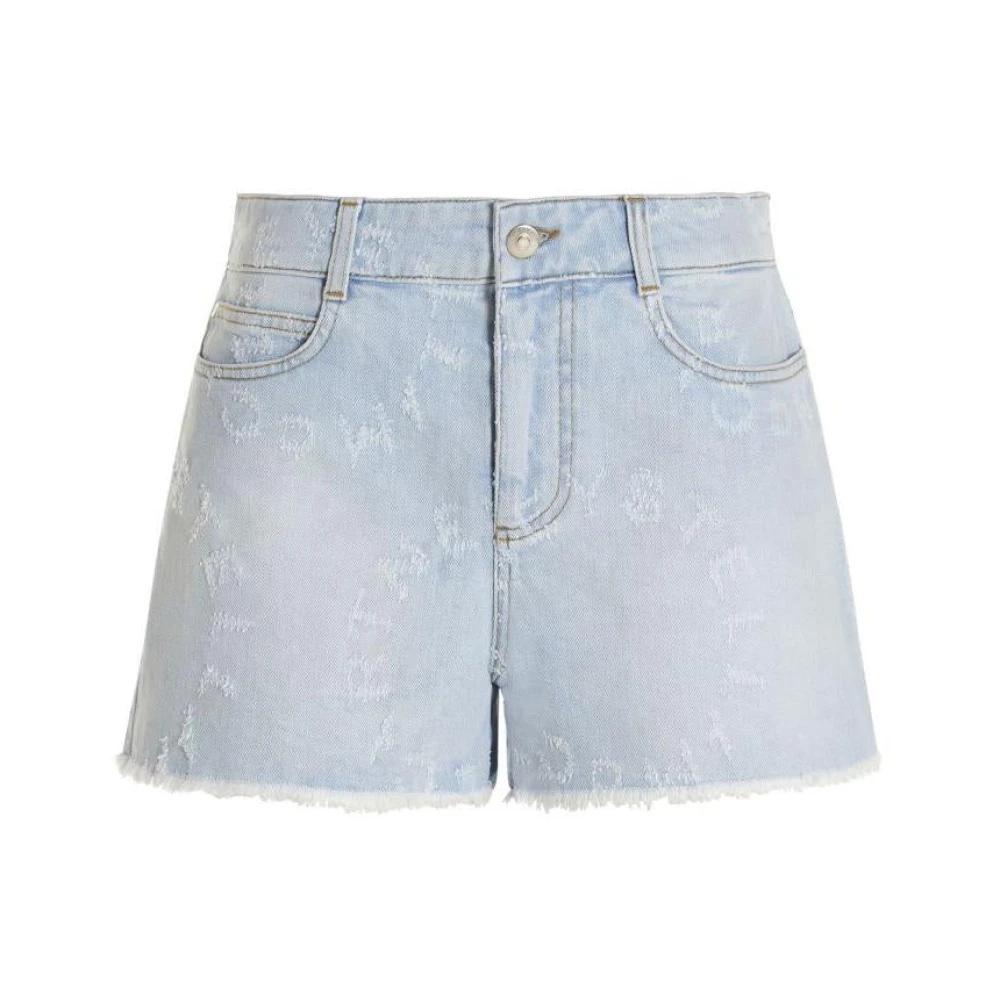 ショーツ STELLA MCCARTNEY TWO-TONE DENIM SHORTS Stella McCartney two-tone Denim Shorts | Neutrals | FARFETCH