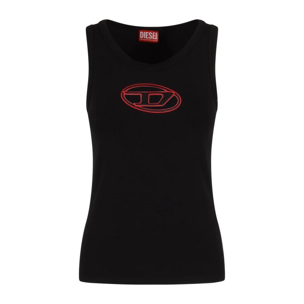 トップス DIESEL Design tank top Diesel Red T-Hop-D Tank Top Diesel
