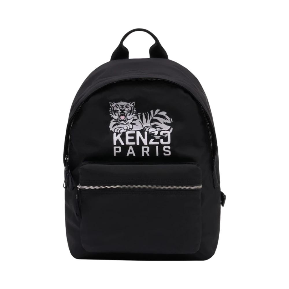 Leather Backpack Kenzo Backpack Black KENZO Backpack Rucksack