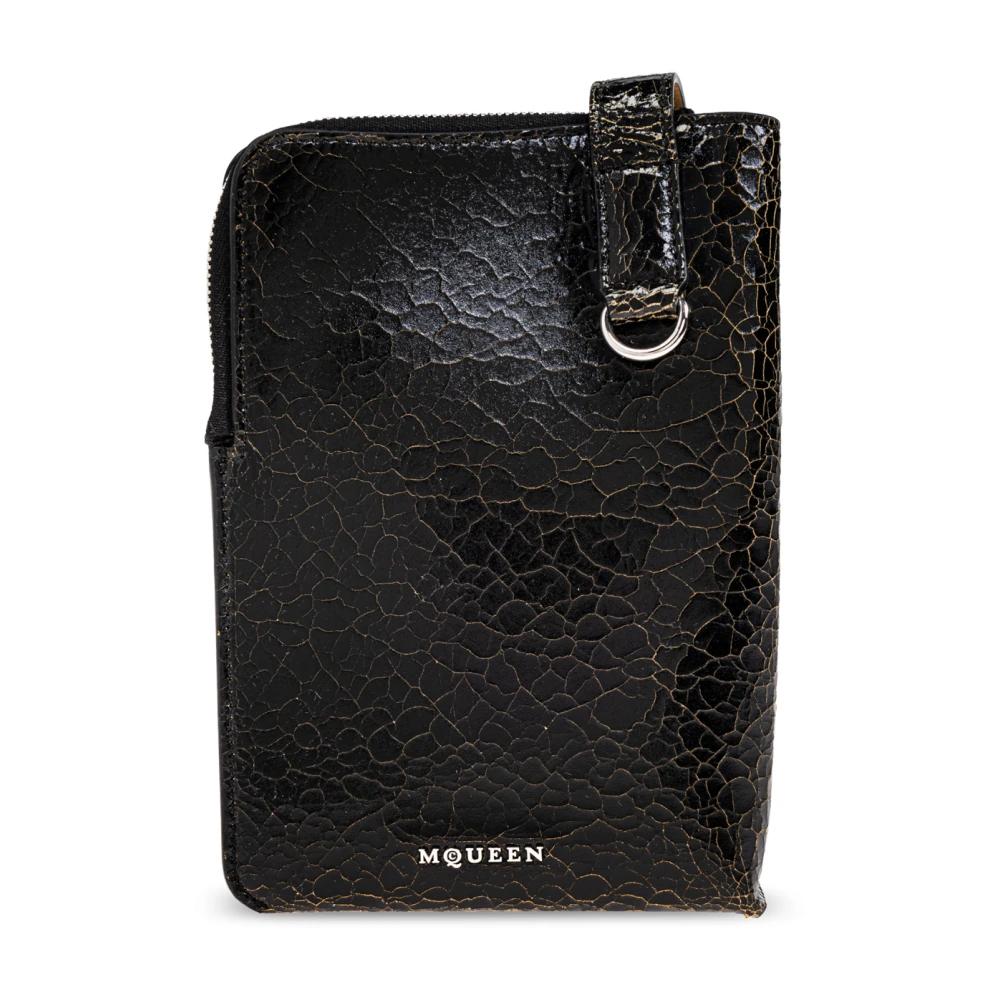 【関税込み】The Phone Holder Crossbody - Alexander McQueen - Alexander Mcqueen The Phone Holder Crossbody - Nylon - Black