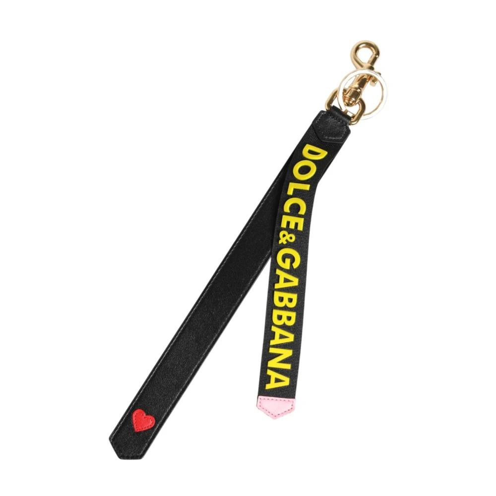 Porte-clés Dolce & Gabbana Logo DG En Caoutchouc Argenté - Multicolore Neuf Avec étiquettes