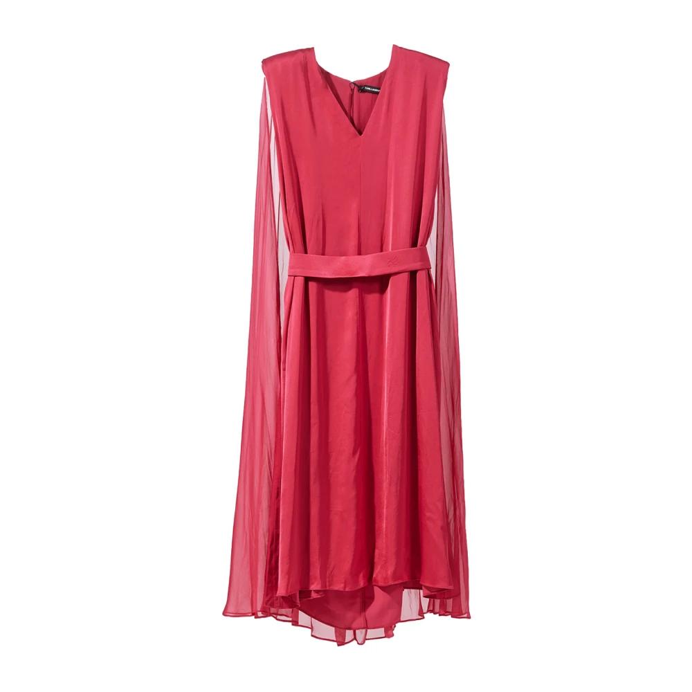 Red KARL LAGERFELD Dresses for Women | Lyst