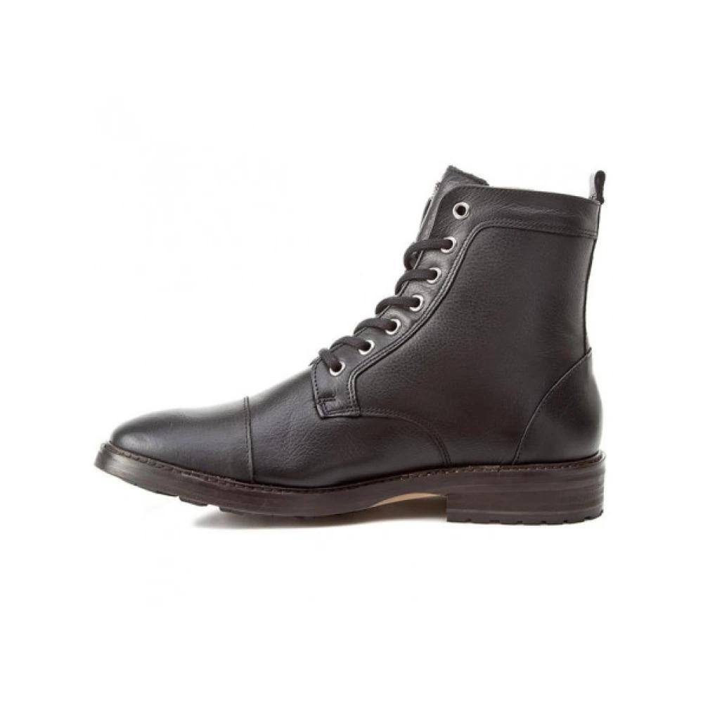Shoes boots lace up boots Emporio Armani pour homme en coloris Noir Lyst