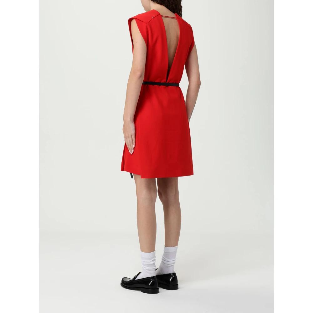 ワンピース SPORTMAX Embroidered polyester Avocado mini dress Sportmax Embroidered polyester avocado mini dress | The