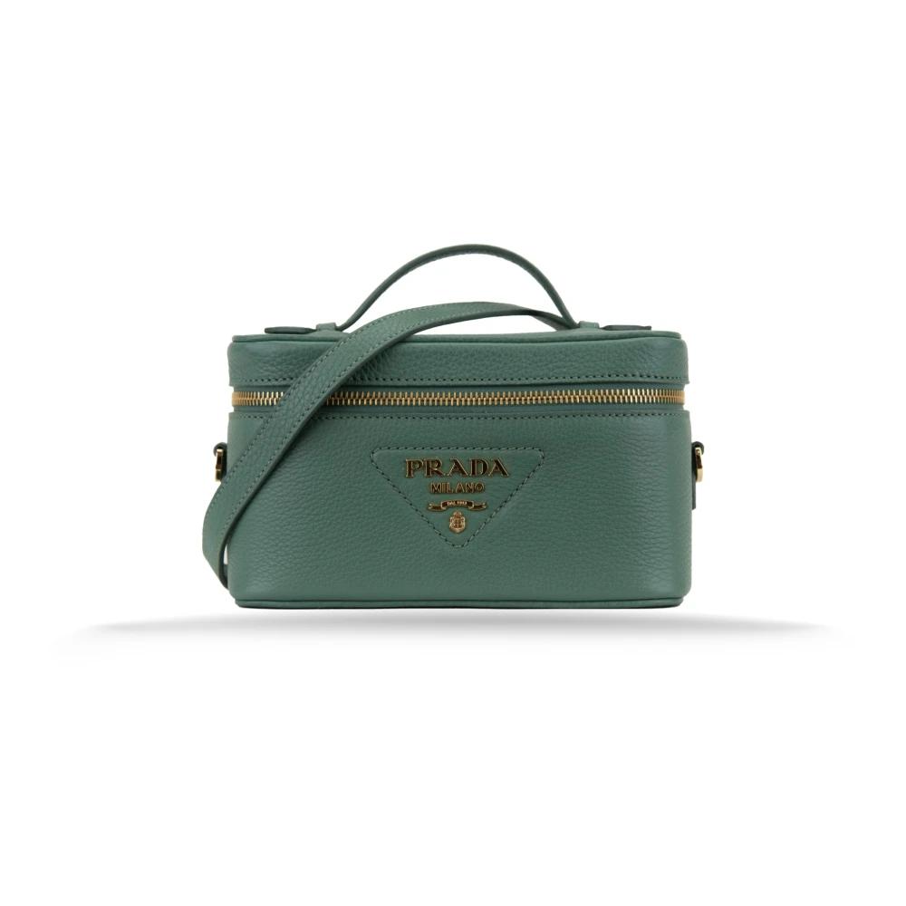 Prada Handbags in Green | Lyst UK