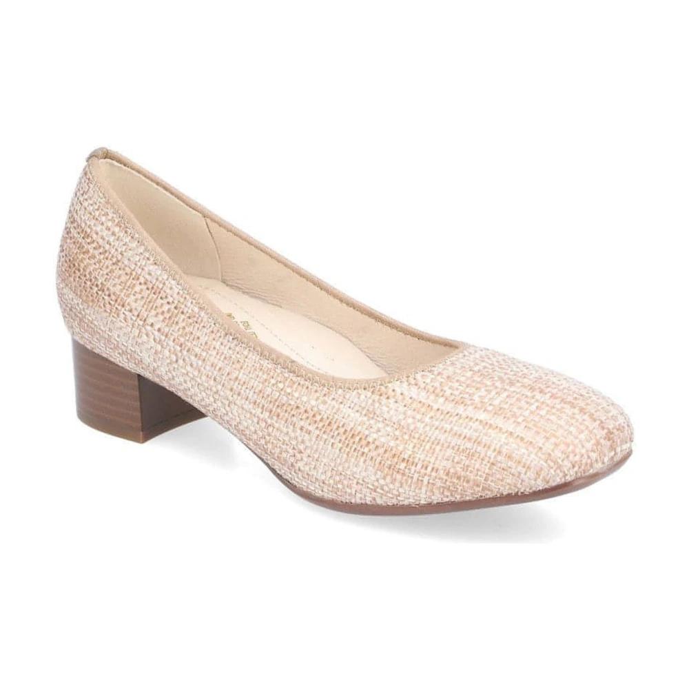 Rieker Scarpe Donna Con Tacco 41660 - Mocassini In Pelle Comodi Con Tacco A Blocco 4.5 Cm