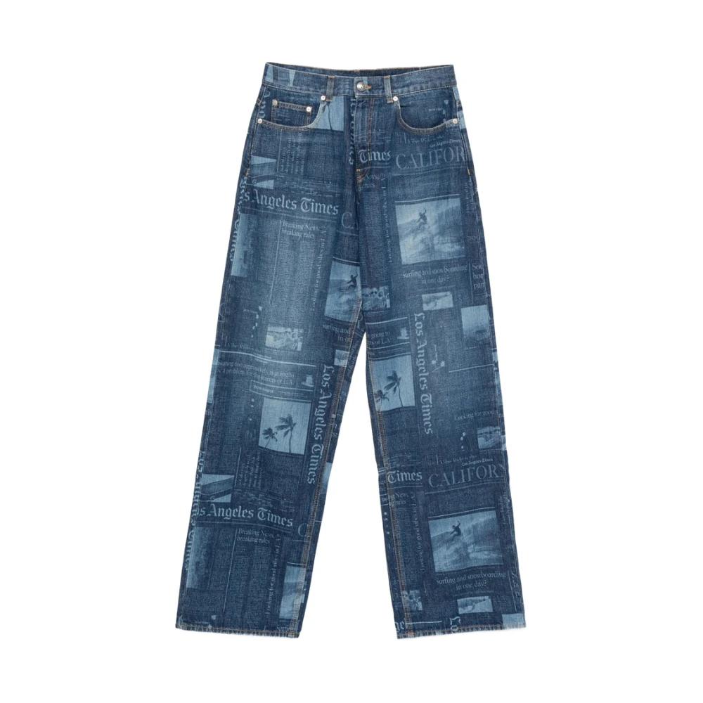 デニム・ジーパン Palm Angels Straight Leg Jeans Palm Angels Straight-leg jeans for Women | Online Sale up to