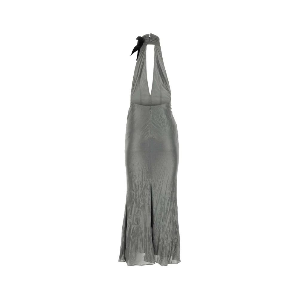 alessandra rich halter dress Alessandra Rich halterneck fitted dress