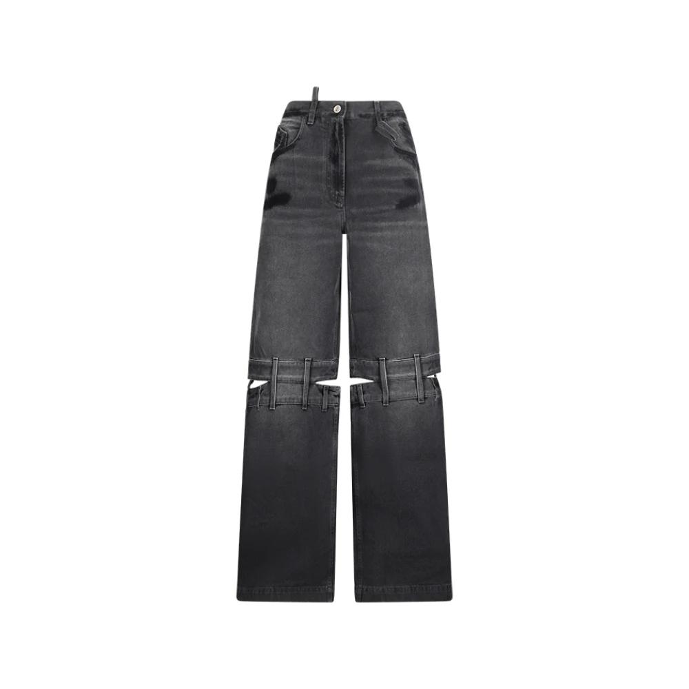 デニム・ジーパン THE ATTICO Women Denim Pants 250WCP00084100 Black The Attico Jeans for Women | Online Sale up to 48% off | Lyst