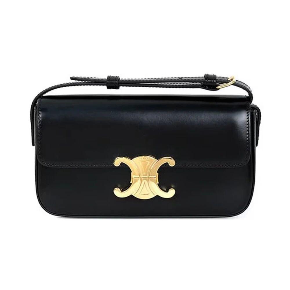 ショルダーバッグ CELINE CROSSBODY BAGS BLACK Leather crossbody bag Celine Black in Leather - 56385845