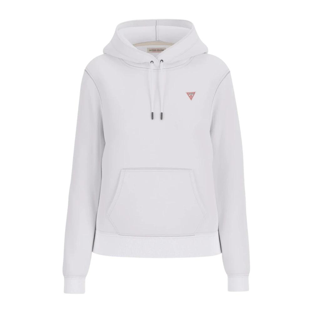 Felpa GUESS Donna Con Cappuccio E Logo - Nero, Taglia S - Foto 5