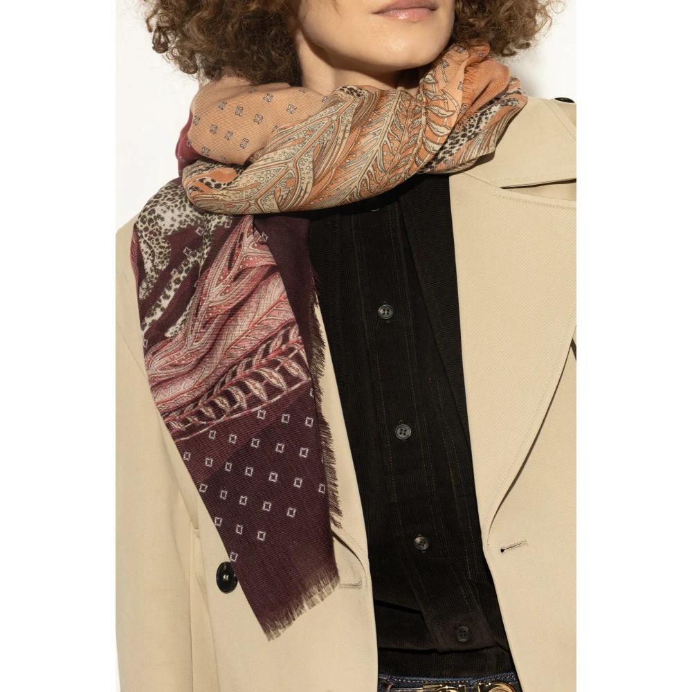 スカーフ Ferragamo Scarves Bordeaux Salvatore Ferragamo Scarf Dark Blue Brown Taupe Japanese
