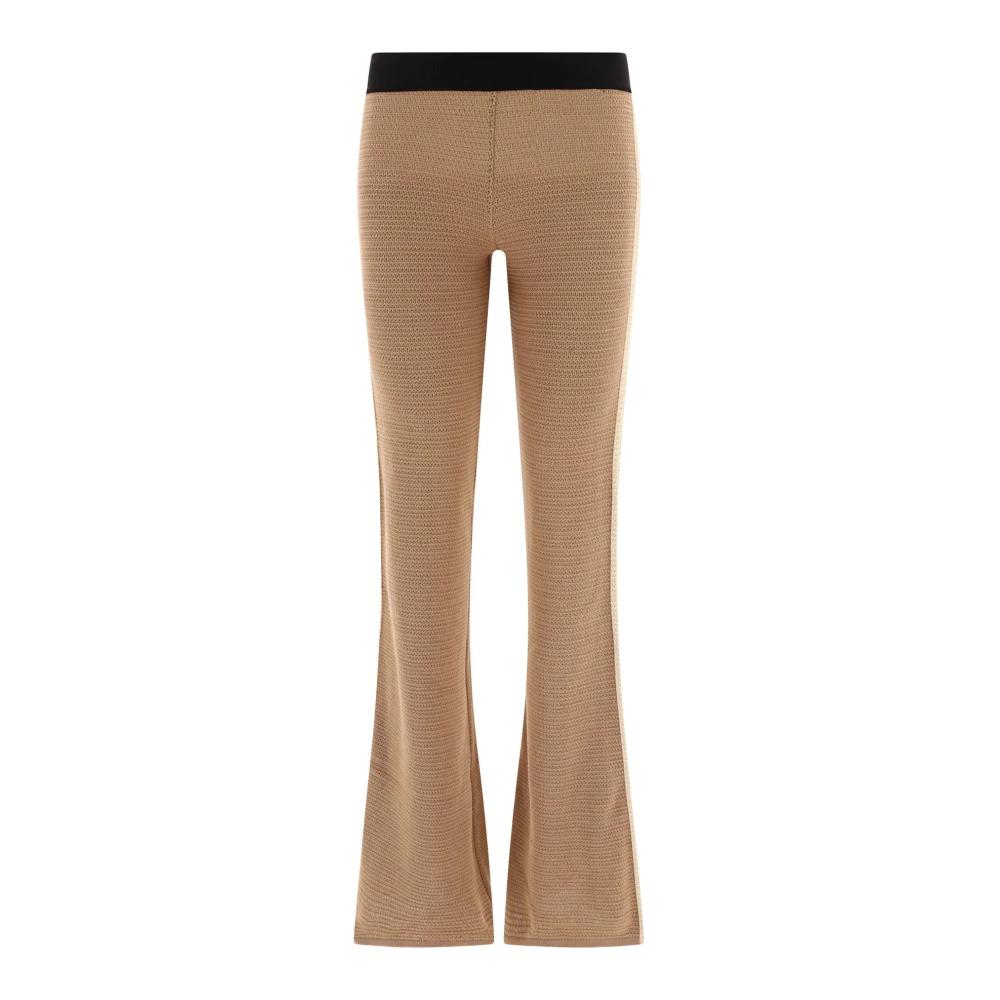 パンツ PALM ANGELS Women Straight Pants PWCJ010F23FAB0026103 Beige NEOPRENE TRACK PANTS in TAUPE - OFF WHITE for Women | Palm