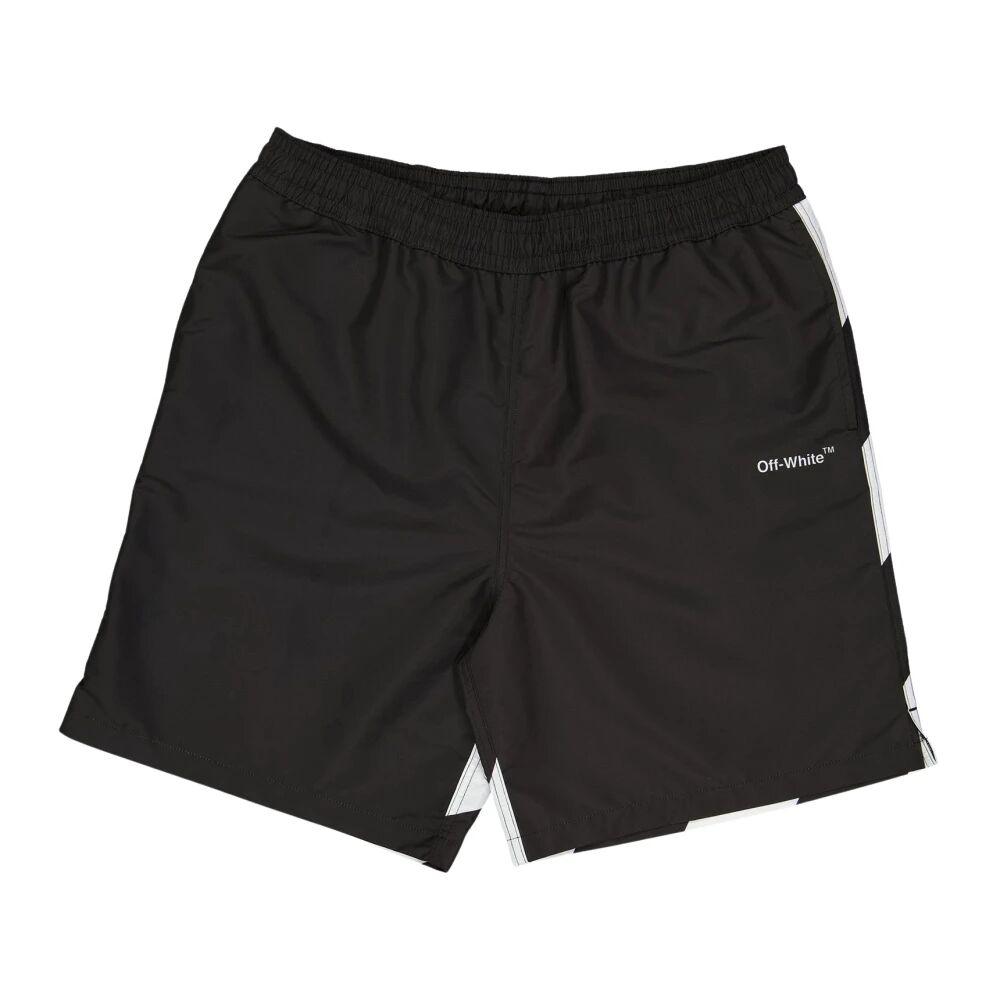 【送料&関税込】Off-White Beachwear In Black Polyamide Off-White c/o Virgil Abloh Beachwear and Swimwear for Men