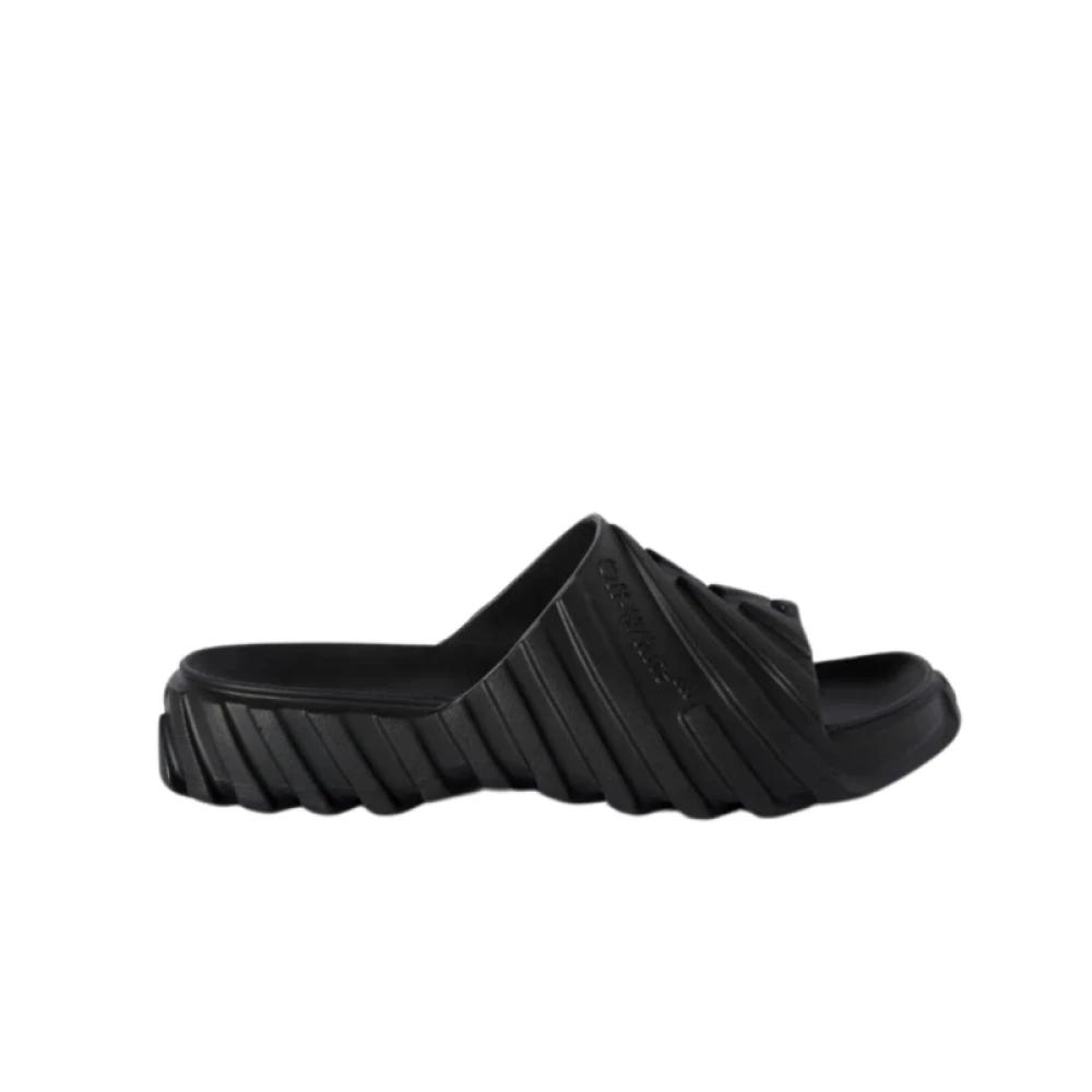 サンダル Off-White  Slippers and Clogs Men Leather Black Off-White Men's Sponge Clogs Black 8 US / 41 $895 | eBay