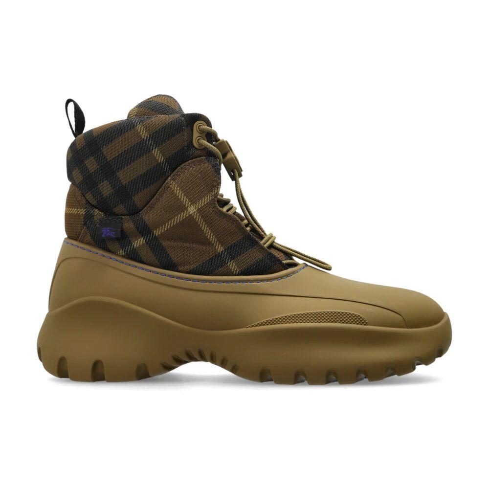 Burberry Lace-Up Boots in Green for Men | Lyst display picture 3