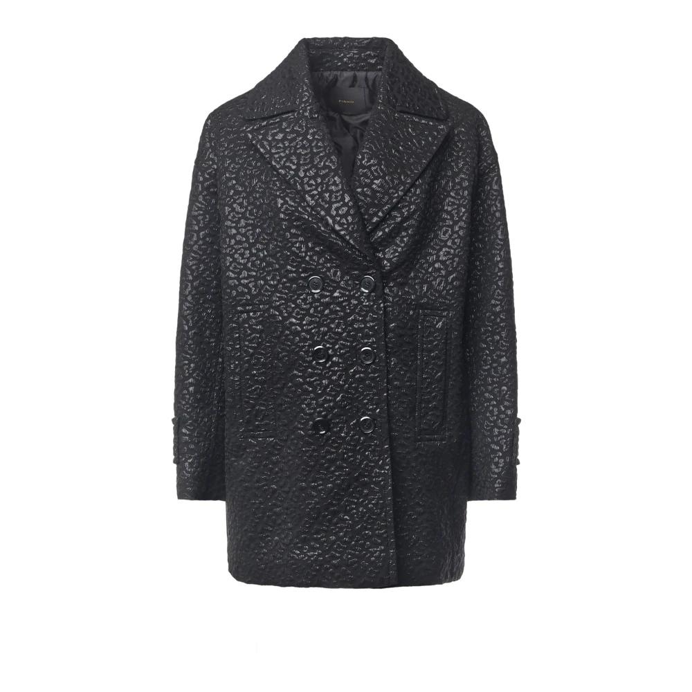 PINKO　ロングコート Long technical satin and cloth coat PINKO → Shop Online