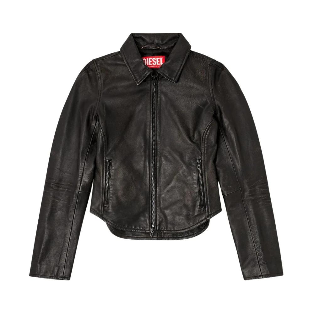 DIESEL Leather jackets for Women | Online Sale up to 70% off