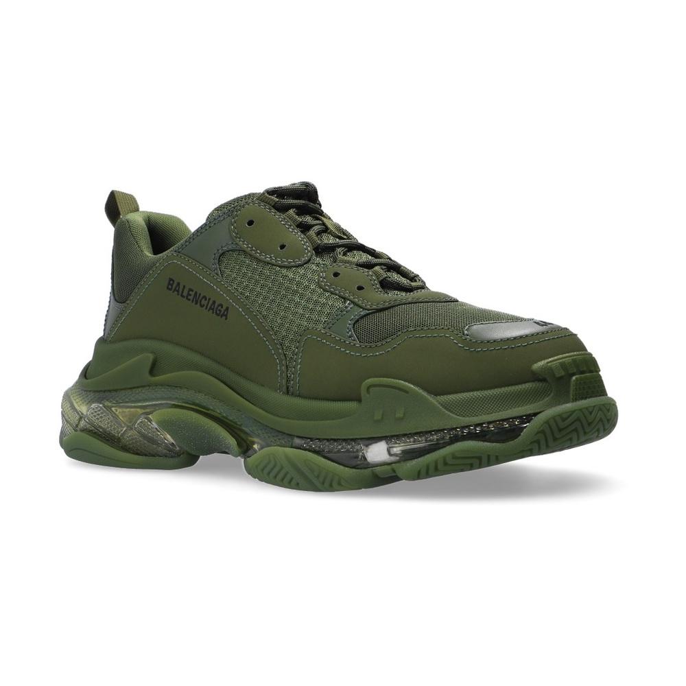 Balenciaga Triple S Leer en Mesh Sneakers - Schoenen.nl