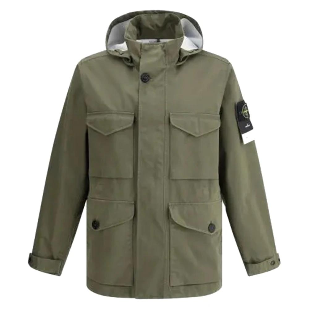 Stone Island Light Jackets in Green for Men Lyst UK