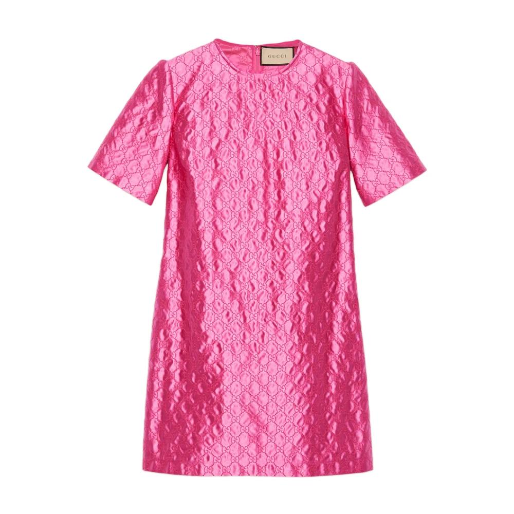 Gucci Short Dresses in Pink Lyst