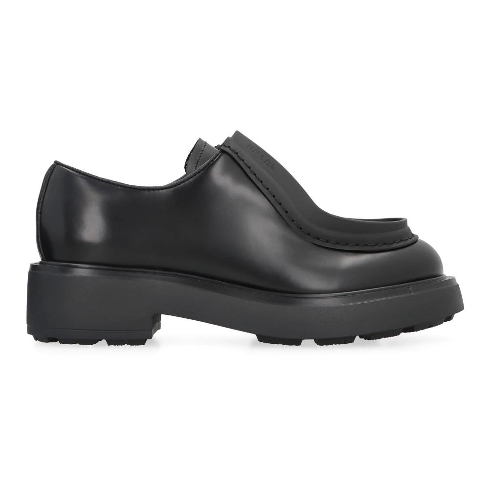 ローファー・オックスフォード PRADA Women Laced up Shoes 1D842NF020H27 F0002 black PRADA Shoes | Spazzolato Calzature Donna Oxford | Nero +