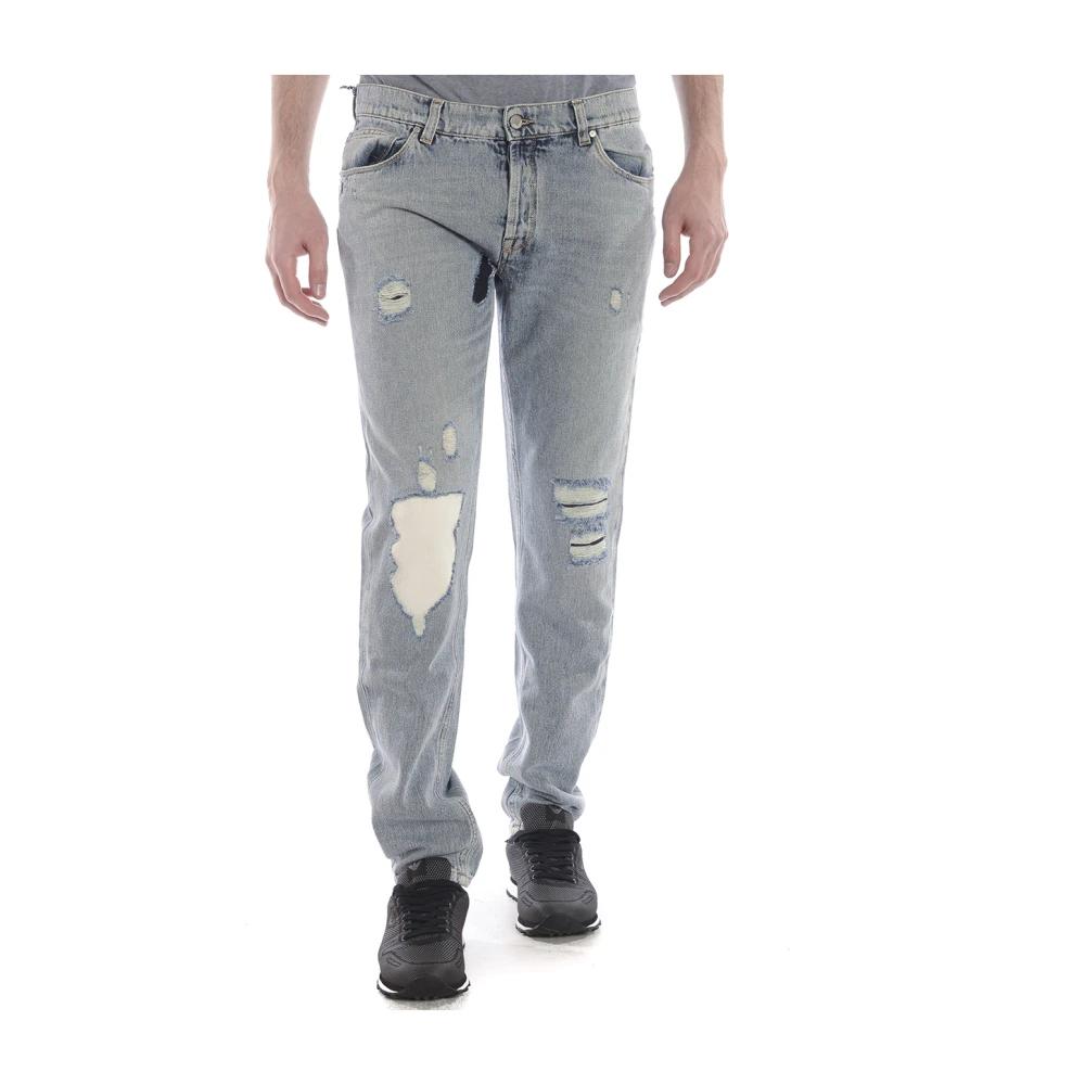 Jeans Daniele Alessandrini Pour Homme - Bleu, Taille 50 - Neuf Avec étiquettes -50%