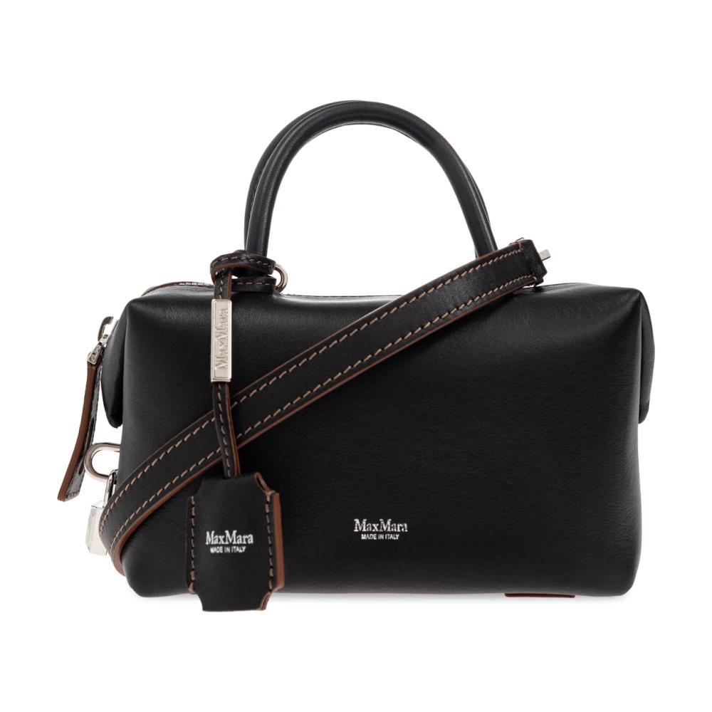 ハンドバッグ MAX MARA TOP HANDLE BAGS NERO Women's Marin XS top handle bag | MAX MARA | 24S